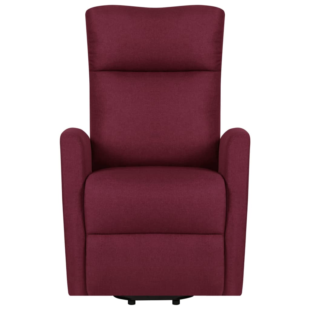 vidaXL Sillón elevable tela morado