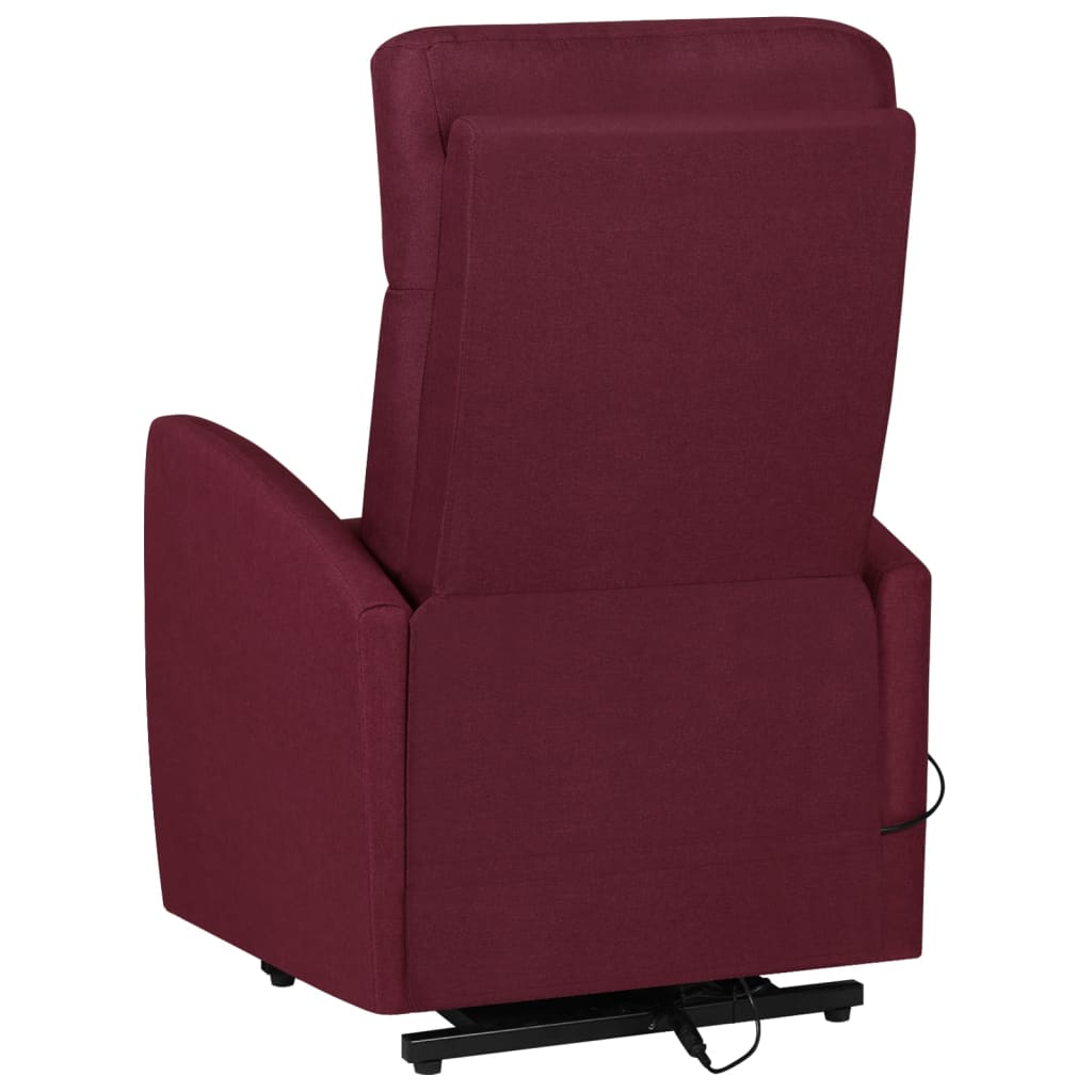 vidaXL Sillón elevable tela morado