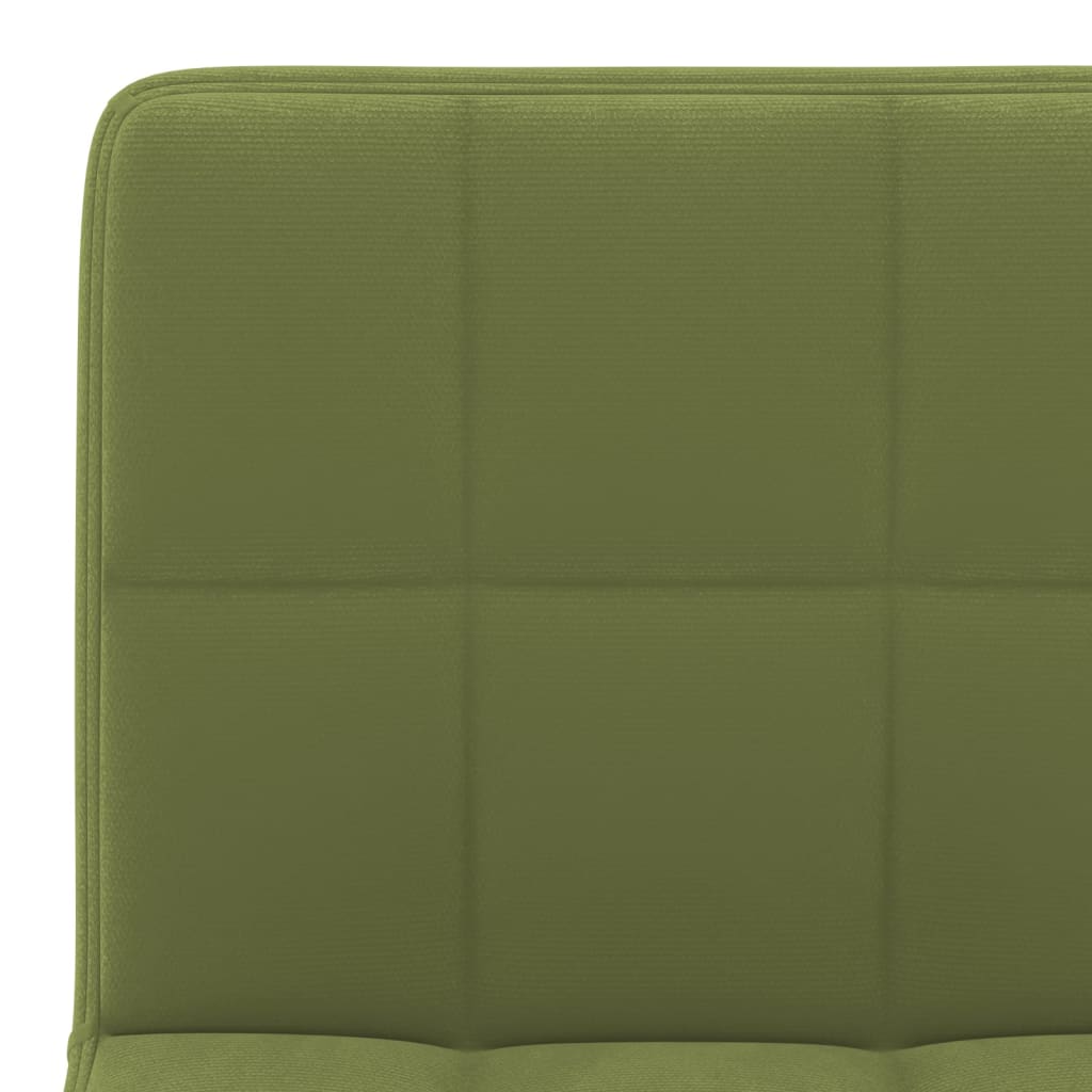 vidaXL Taburete de cocina de terciopelo verde claro