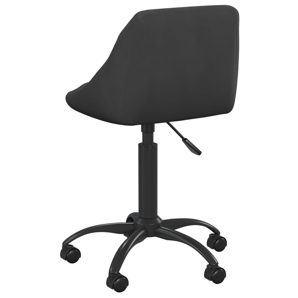 vidaXL Silla de comedor de terciopelo negro