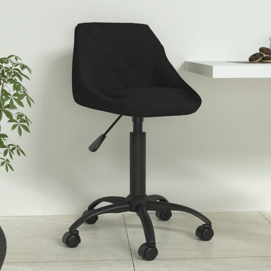 vidaXL Silla de comedor de terciopelo negro