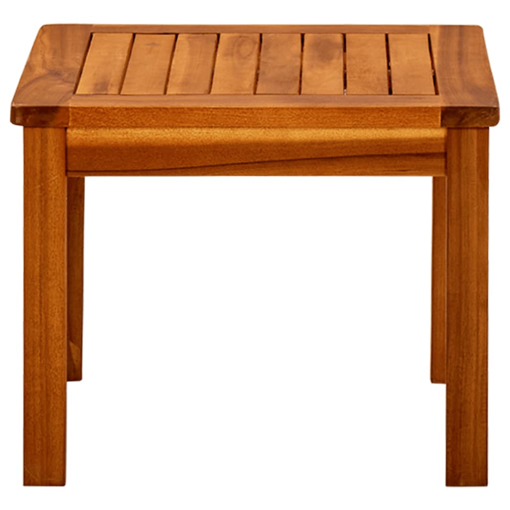 vidaXL Mesa de centro de jardín madera maciza de acacia 45x45x36 cm