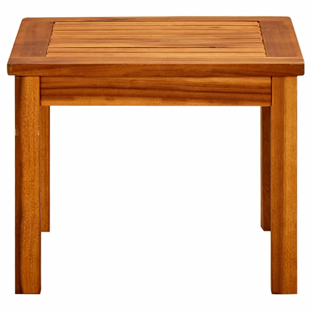 vidaXL Mesa de centro de jardín madera maciza de acacia 45x45x36 cm