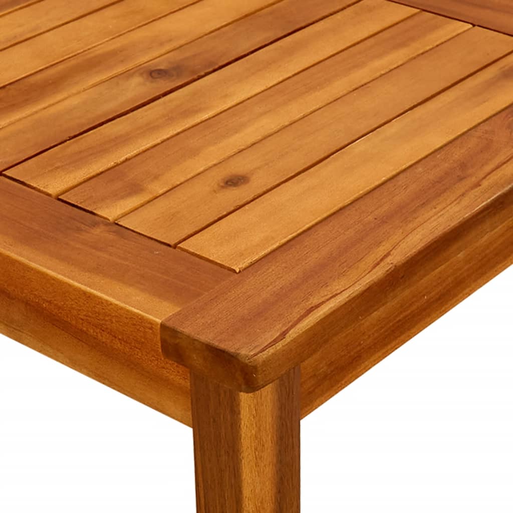 vidaXL Mesa de centro de jardín madera maciza de acacia 45x45x36 cm