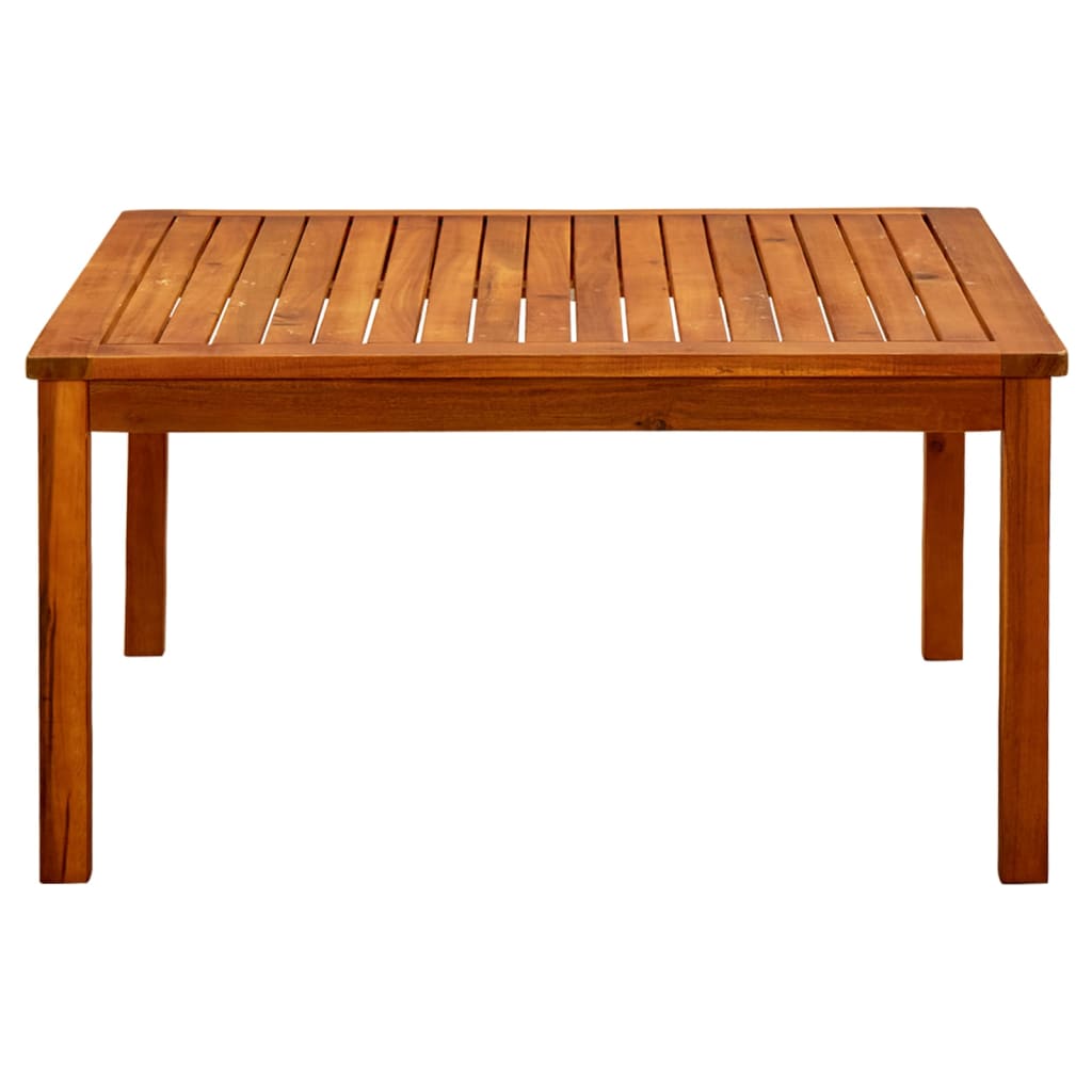 vidaXL Mesa de centro de jardín madera maciza de acacia 85x85x45 cm