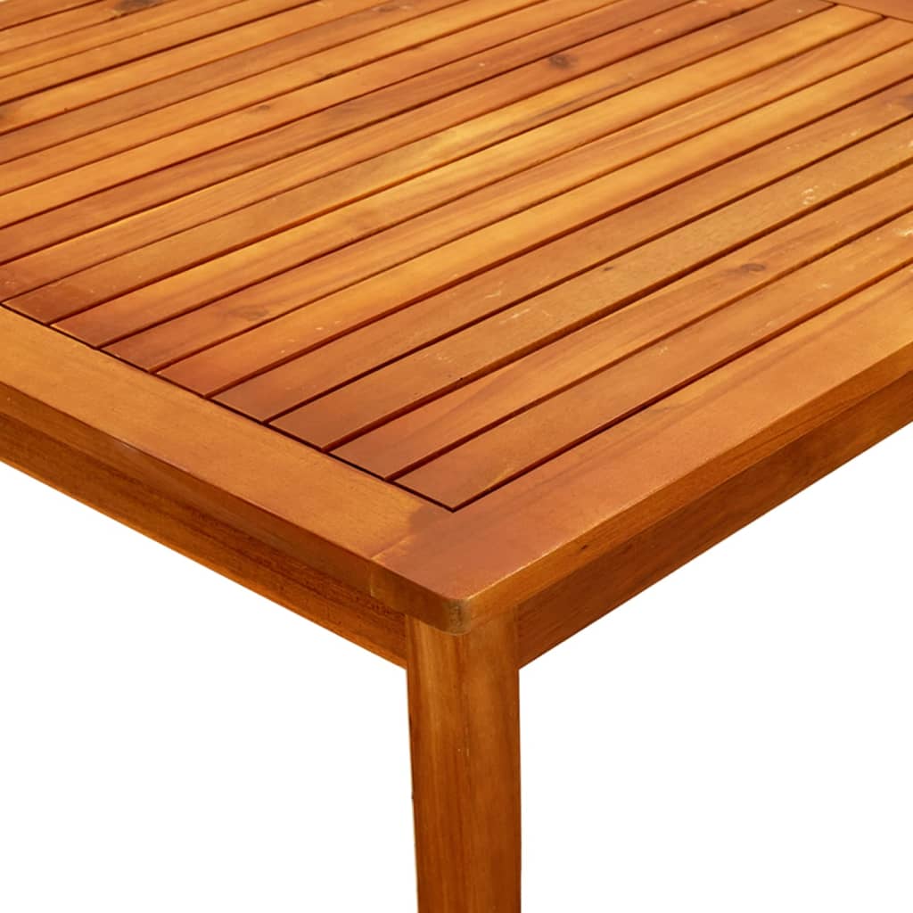 vidaXL Mesa de centro de jardín madera maciza de acacia 85x85x45 cm