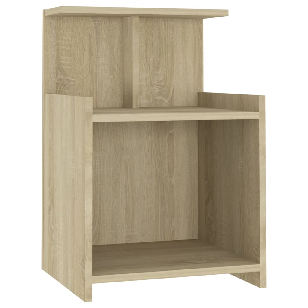 vidaXL Mesita de noche madera contrachapada roble Sonoma 40x35x60 cm