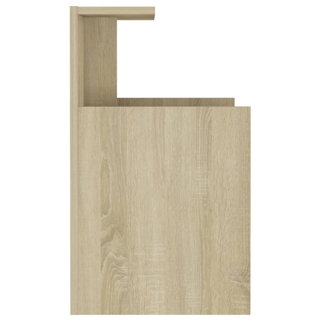 vidaXL Mesita de noche madera contrachapada roble Sonoma 40x35x60 cm