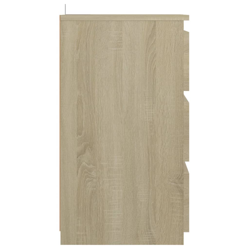 vidaXL Mesita de noche madera contrachapada roble Sonoma 40x35x62,5cm