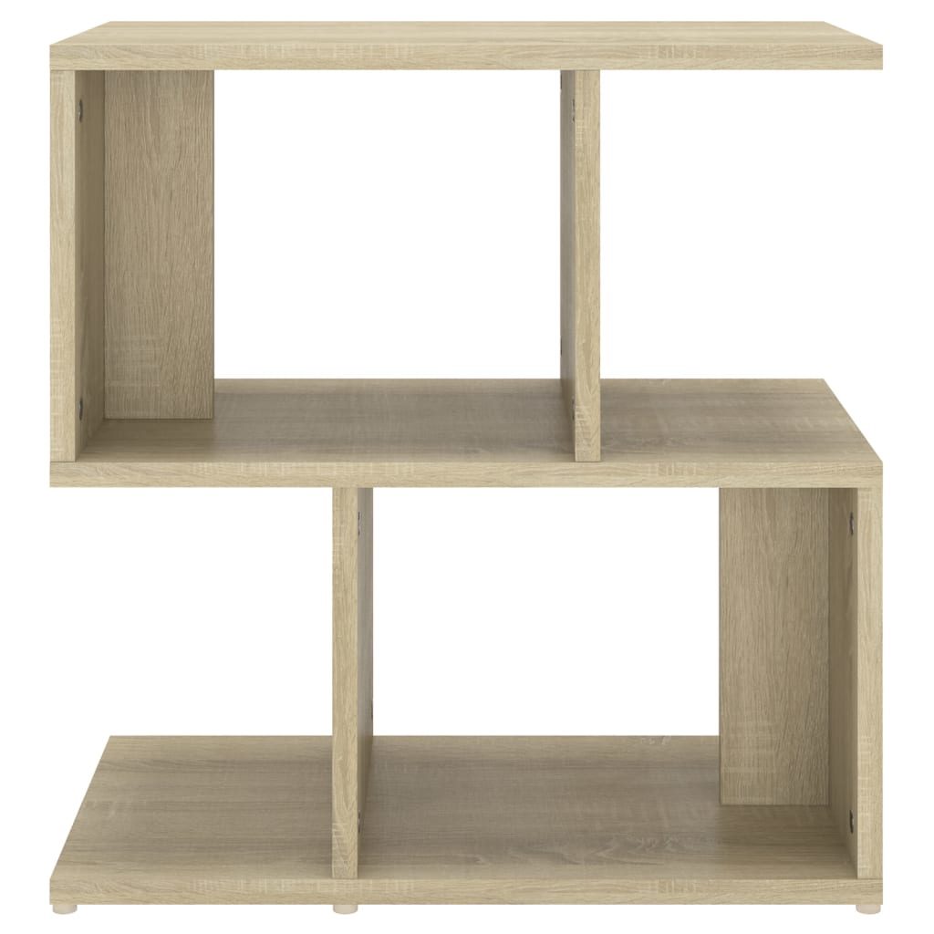 vidaXL Mesita de noche madera contrachapada roble Sonoma 50x30x51,5cm