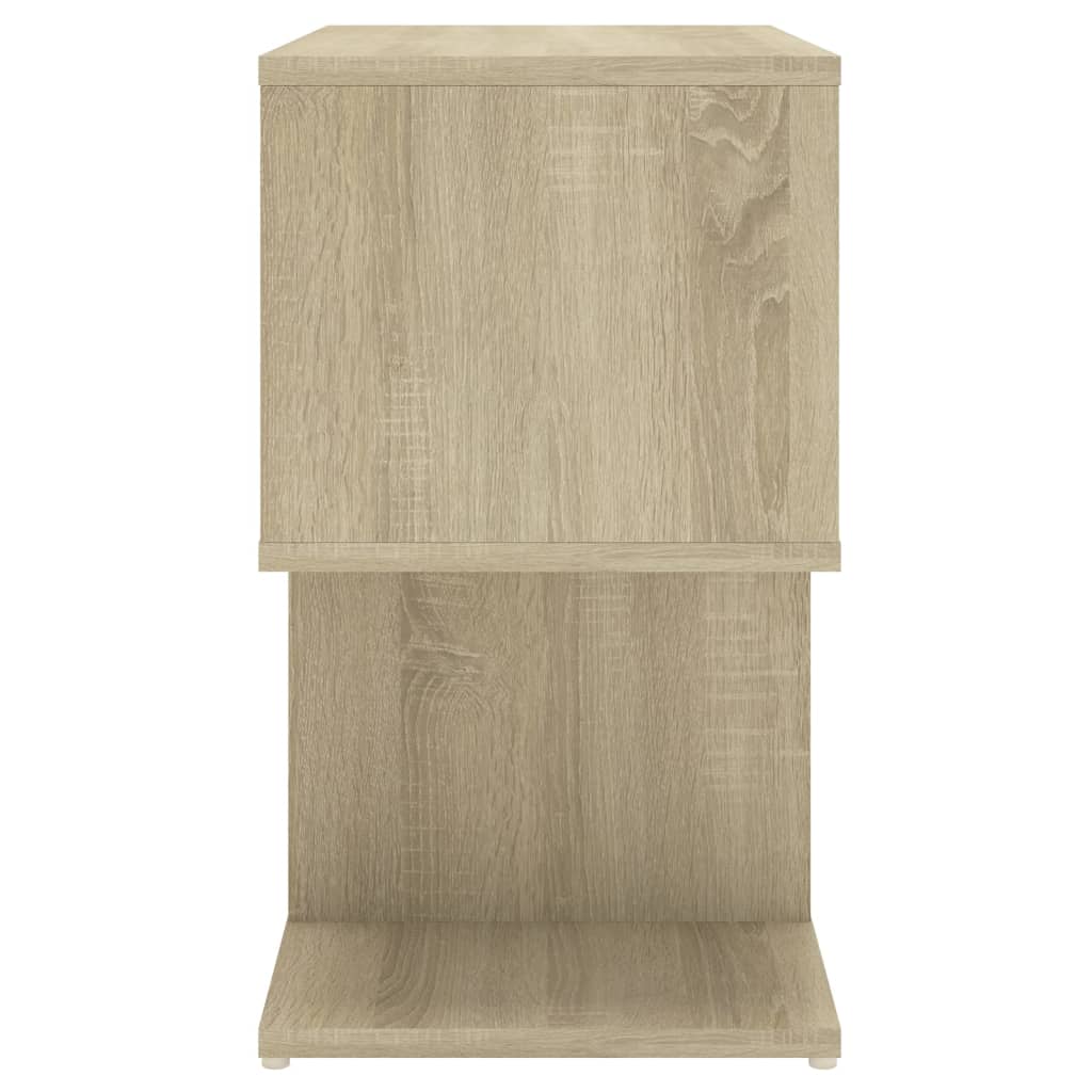 vidaXL Mesita de noche madera contrachapada roble Sonoma 50x30x51,5cm