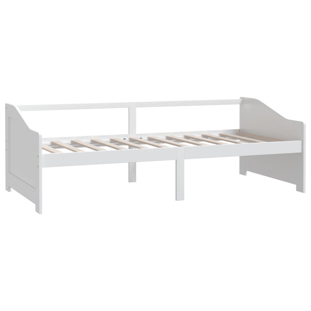 vidaXL Sofá cama de 3 plazas sin colchón blanco 90x200 cm