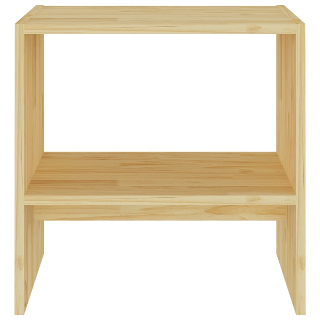 vidaXL Mesita de noche madera maciza de pino 40x30,5x40 cm