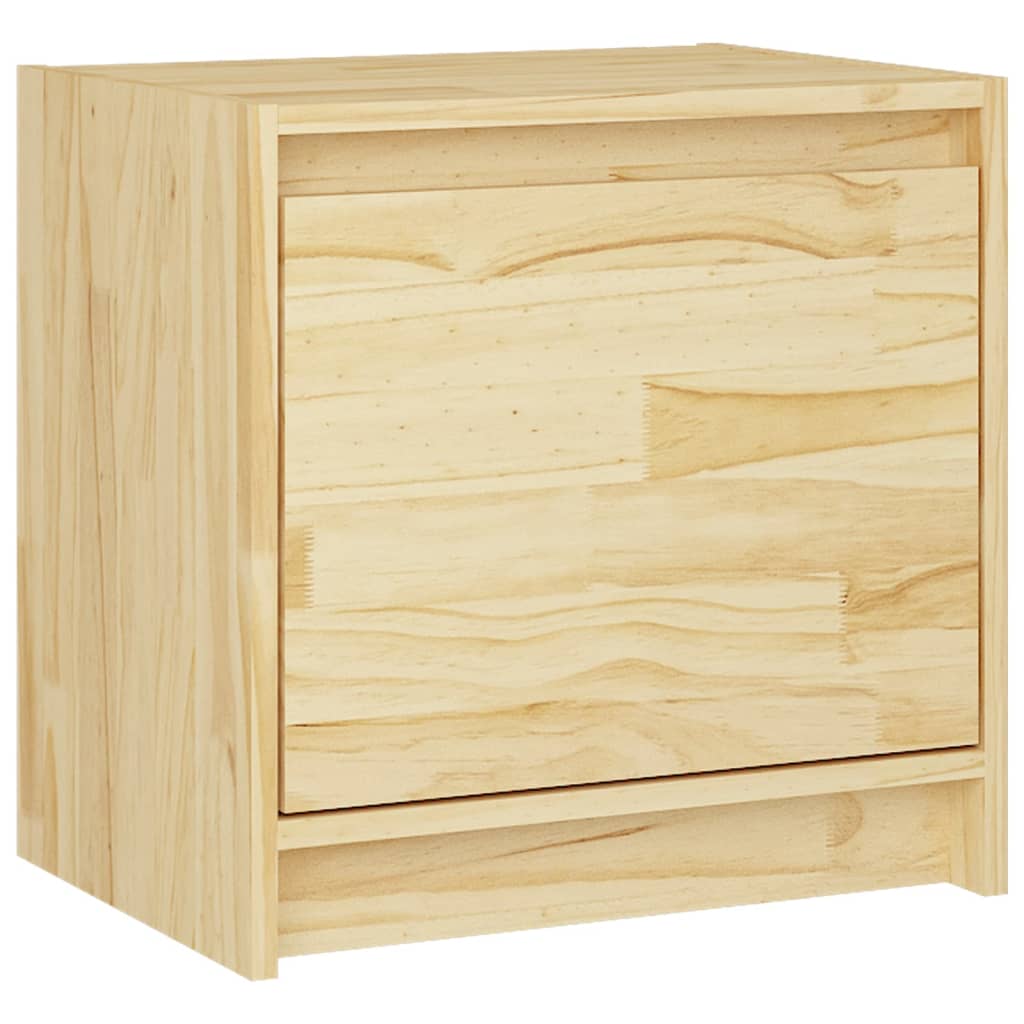 vidaXL Mesitas de noche 2 uds madera maciza de pino 40x30,5x40 cm