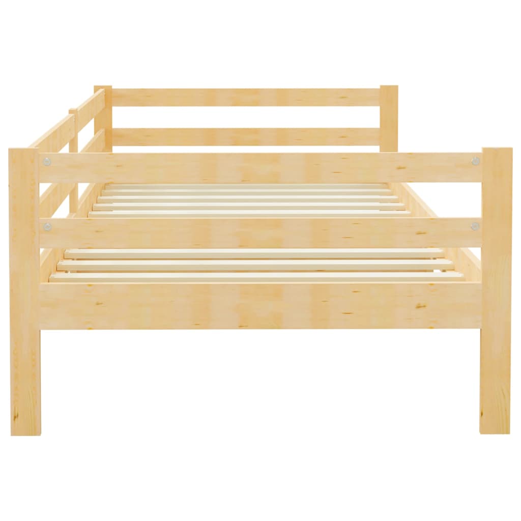 vidaXL Sofá cama sin colchón madera maciza de pino 90x200 cm