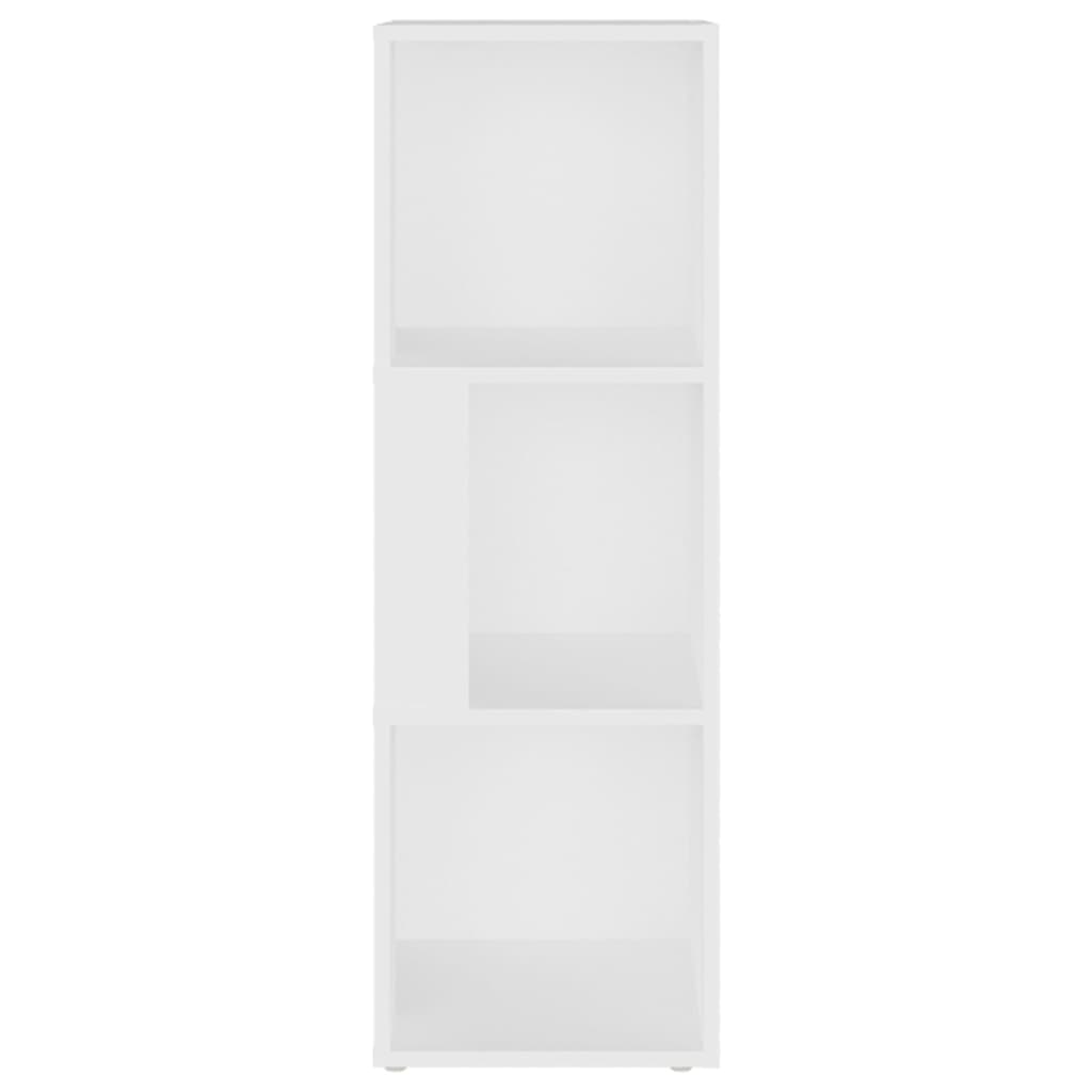 vidaXL Mueble de esquina madera contrachapada blanco 33x33x100 cm