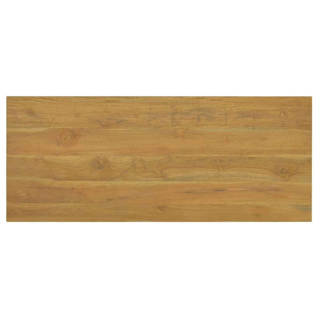 vidaXL Armario de baño de pared madera maciza de teca 110x45x30 cm