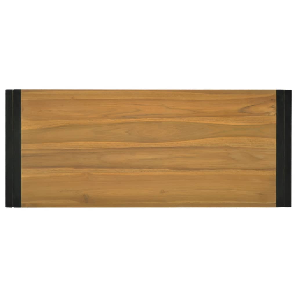 vidaXL Armario de baño madera maciza de teca 120x45x35 cm