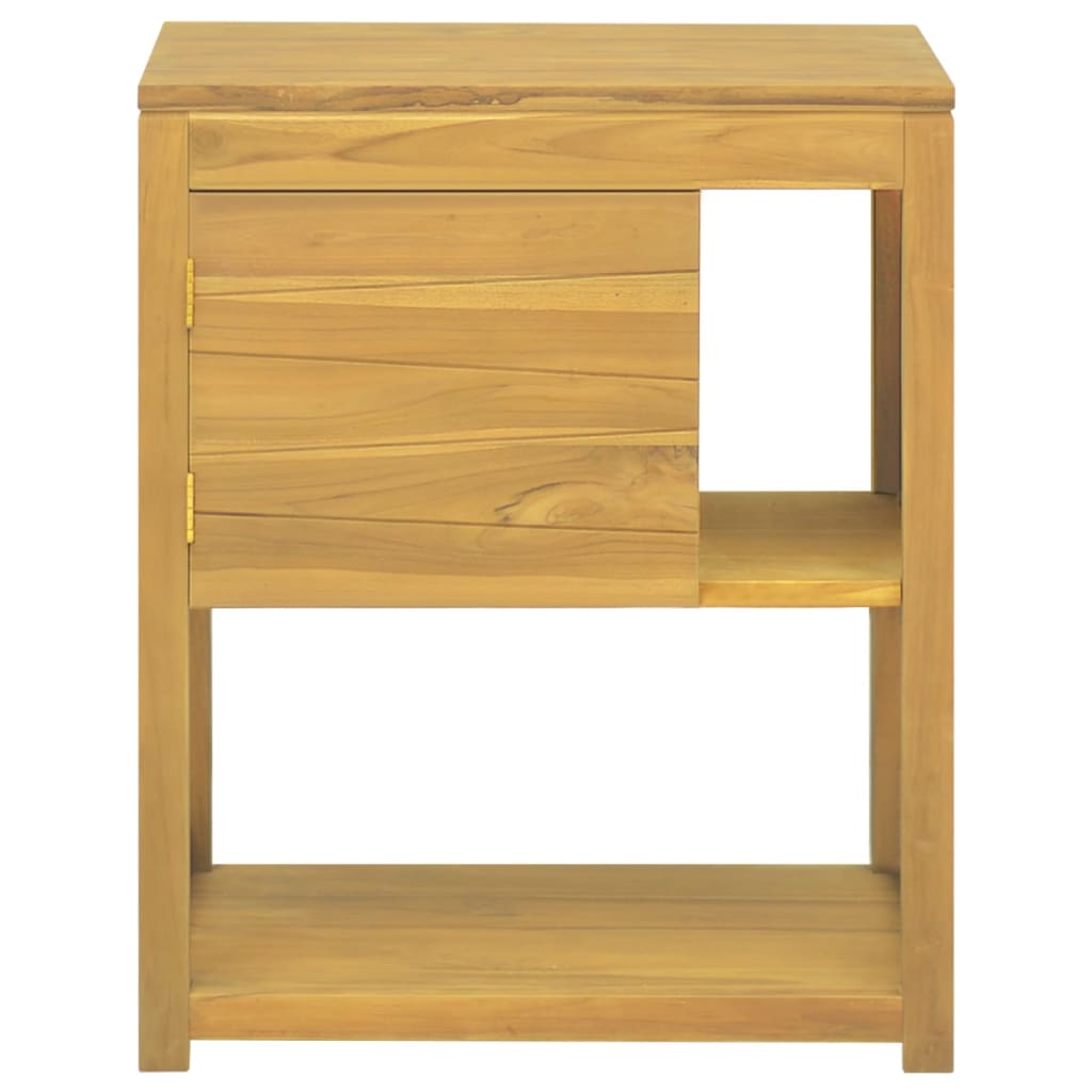 vidaXL Mueble de baño madera maciza de teca 60x40x75 cm