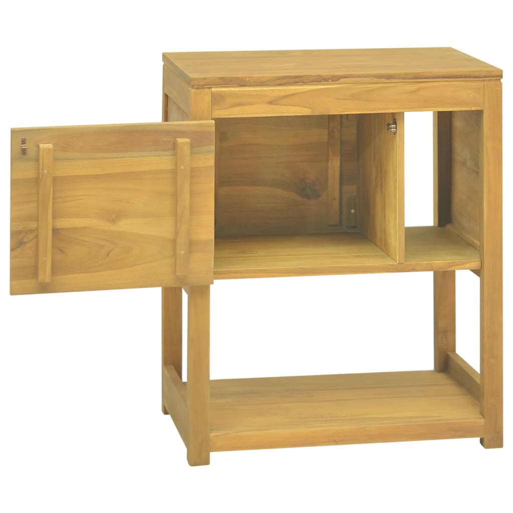 vidaXL Mueble de baño madera maciza de teca 60x40x75 cm