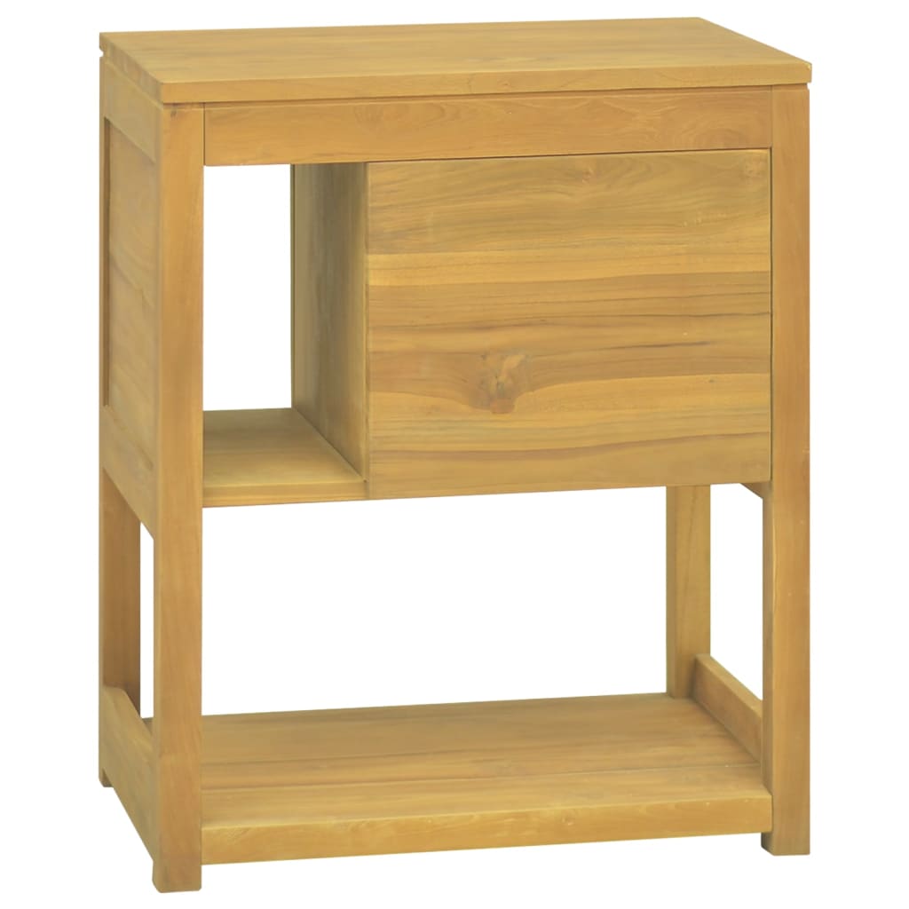 vidaXL Mueble de baño madera maciza de teca 60x40x75 cm