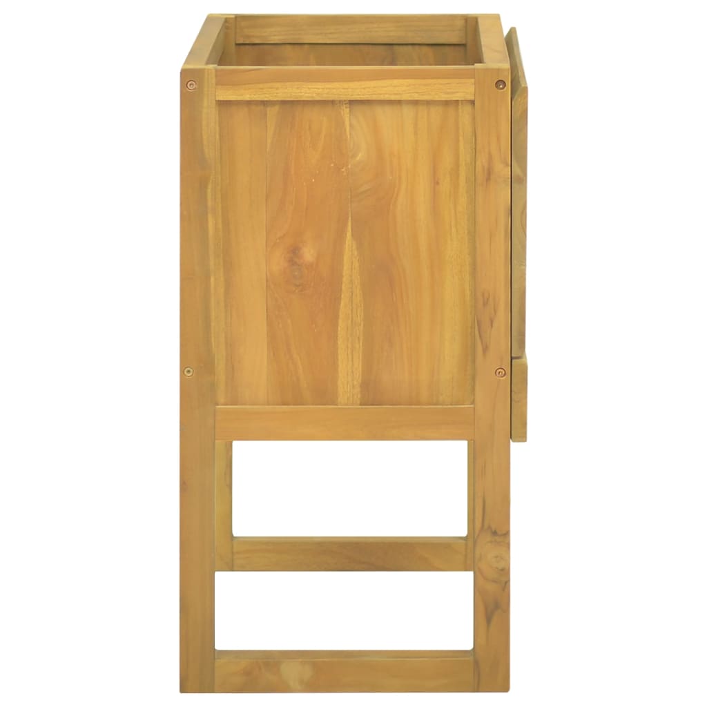 vidaXL Mueble de baño madera maciza de teca 60x40x75 cm