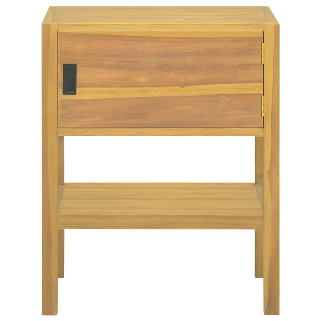 vidaXL Armario de baño madera maciza de teca 60x40x75 cm