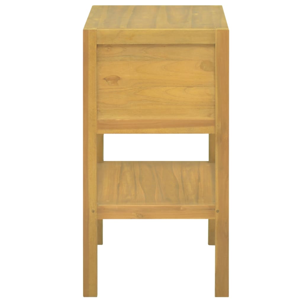 vidaXL Armario de baño madera maciza de teca 60x40x75 cm