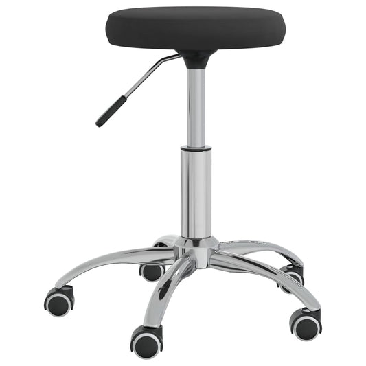 vidaXL Silla de comedor de terciopelo negro