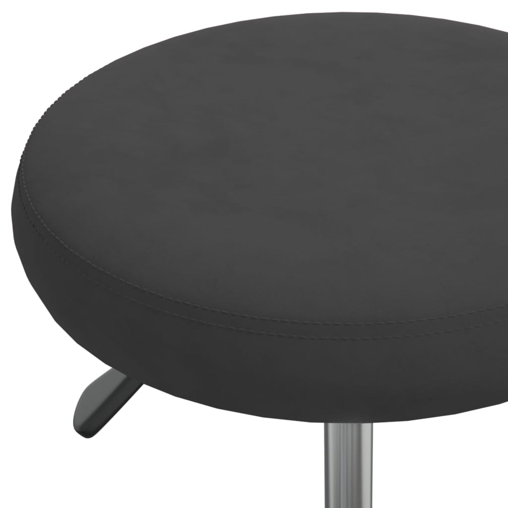 vidaXL Silla de comedor de terciopelo negro