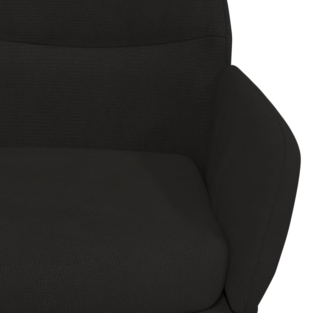 vidaXL Sillón de relax de terciopelo negro