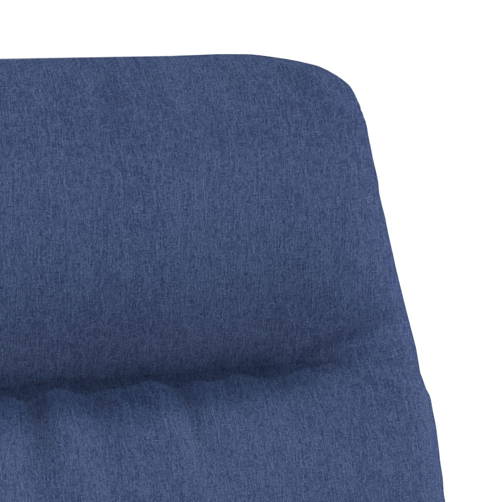 vidaXL Sillón de relax de tela azul