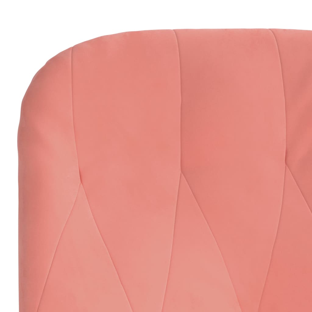 vidaXL Sillón de relax de terciopelo rosa