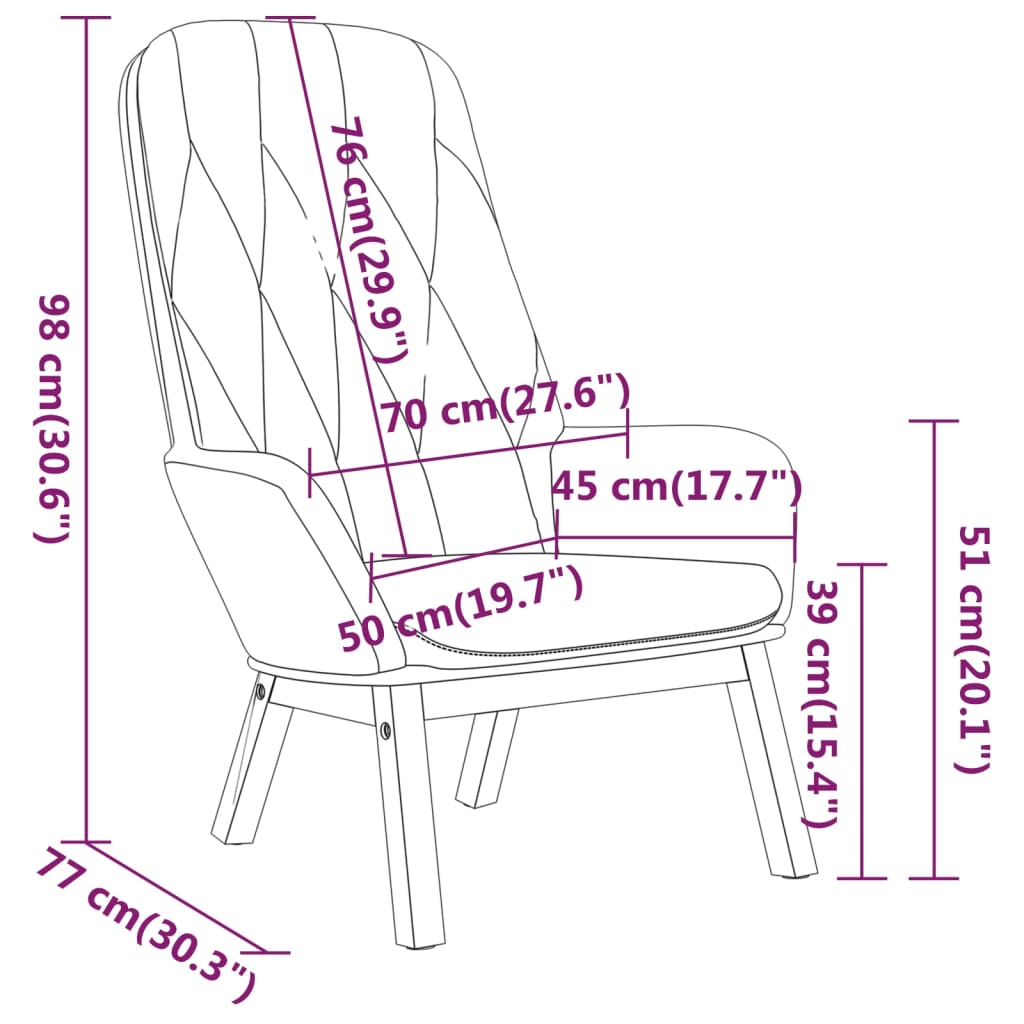 vidaXL Sillón de relax de terciopelo gris oscuro