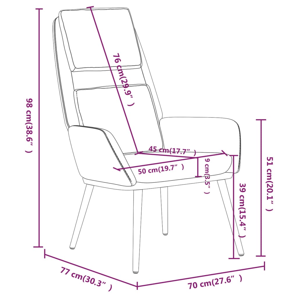 vidaXL Sillón de relax de tela gris claro