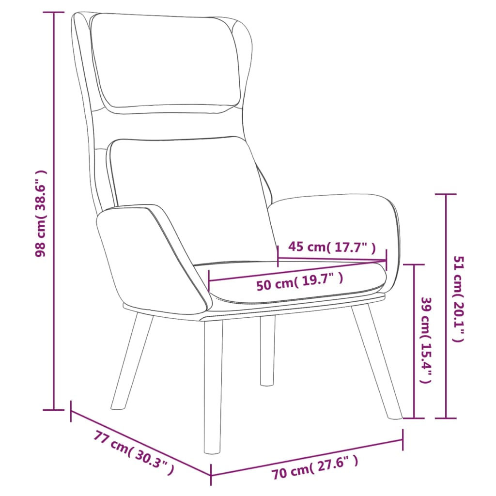 vidaXL Sillón de relax de terciopelo gris oscuro