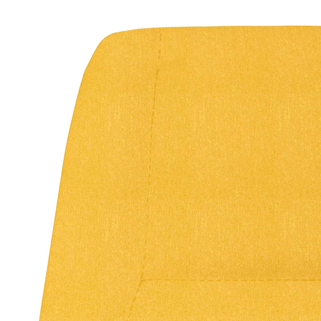 vidaXL Sillón de relax de tela amarillo mostaza