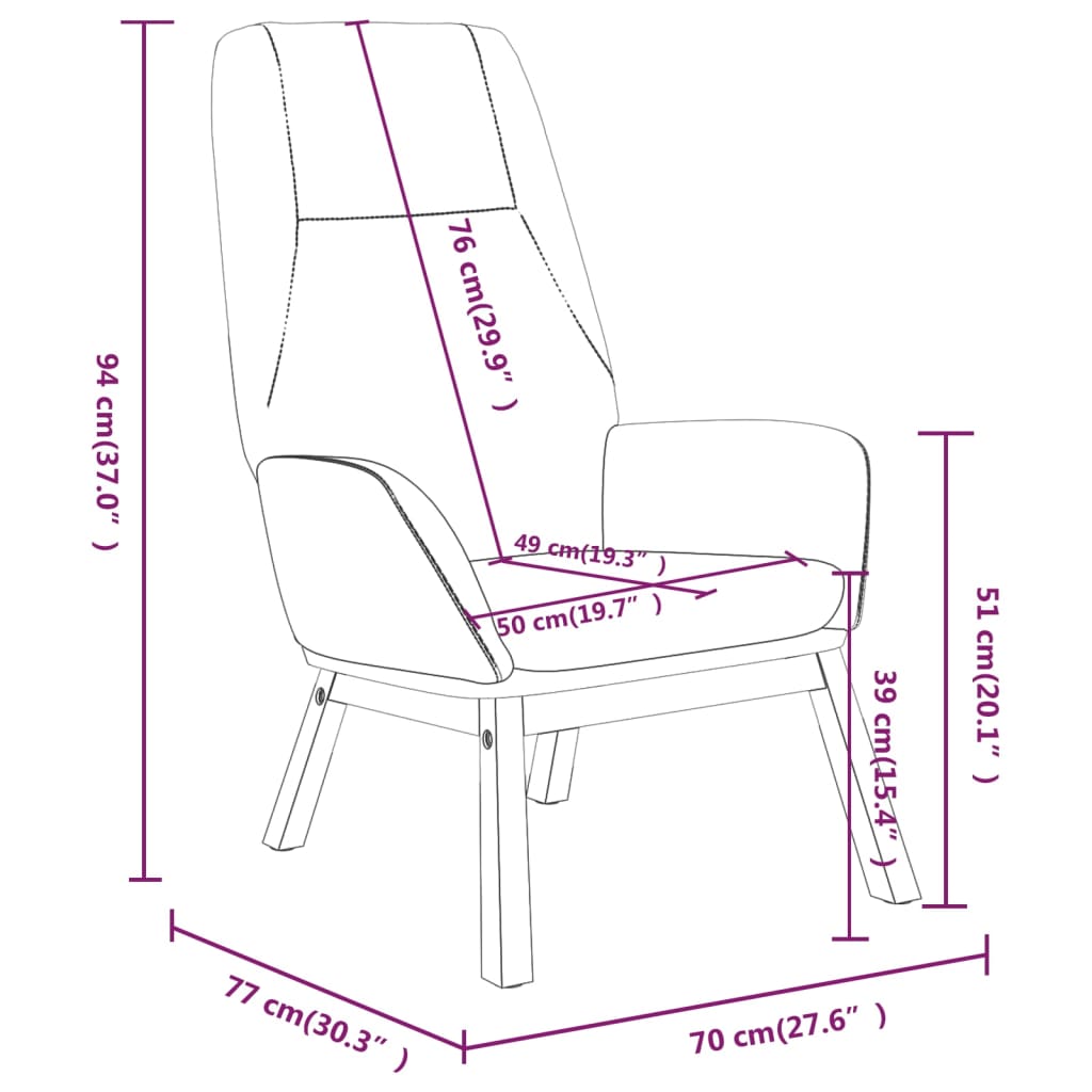 vidaXL Sillón de relax de tela amarillo mostaza