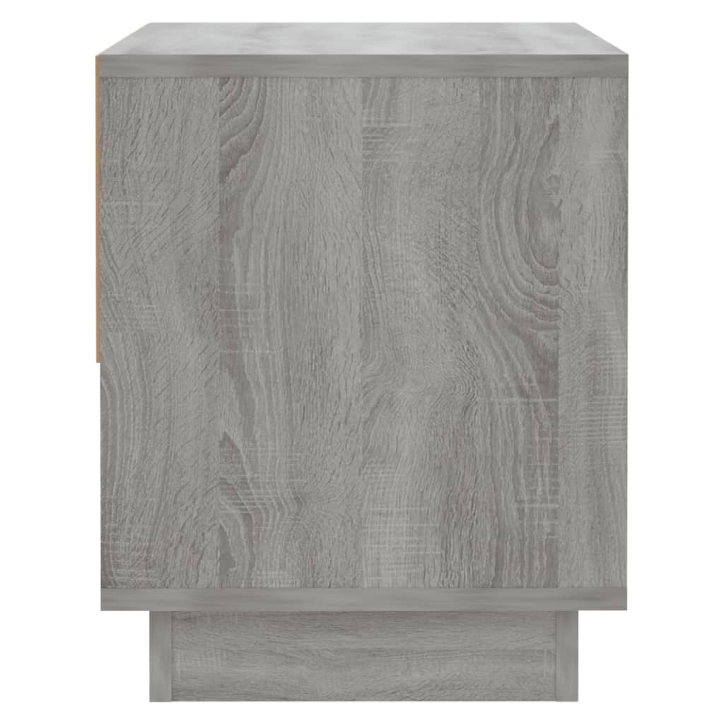 vidaXL Mesitas noche 2 uds madera ingeniería gris Sonoma 45x34x44 cm