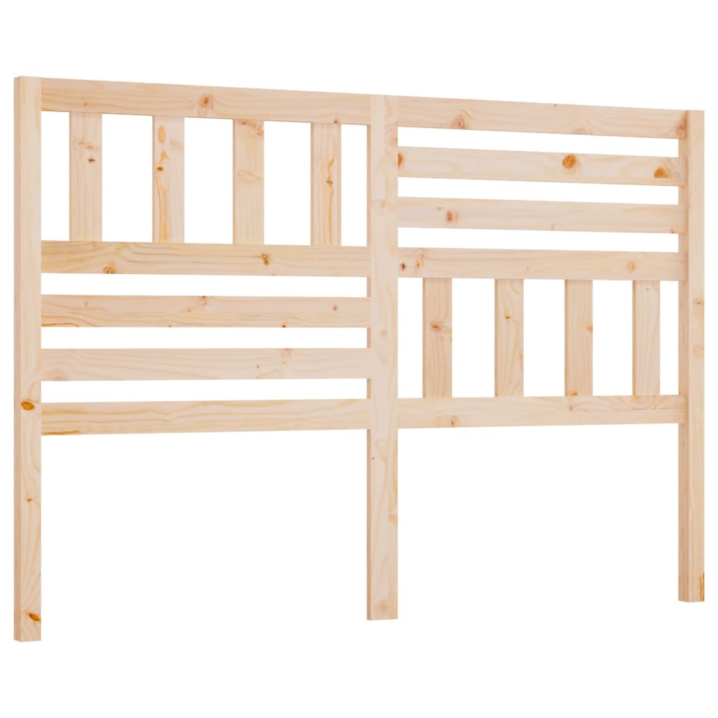 vidaXL Cabecero de cama madera maciza de pino 146x4x100 cm