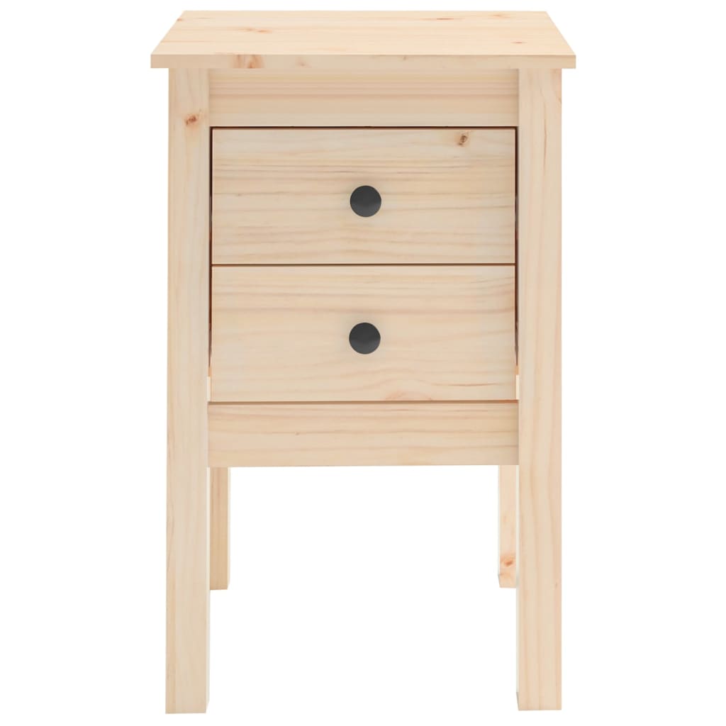 vidaXL Mesita de noche madera maciza de pino 40x35x61,5 cm