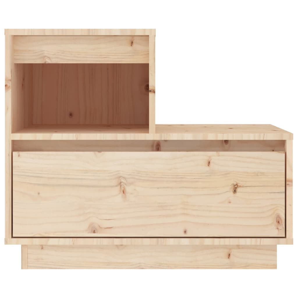 vidaXL Mesitas de noche 2 uds madera maciza de pino 60x34x51 cm