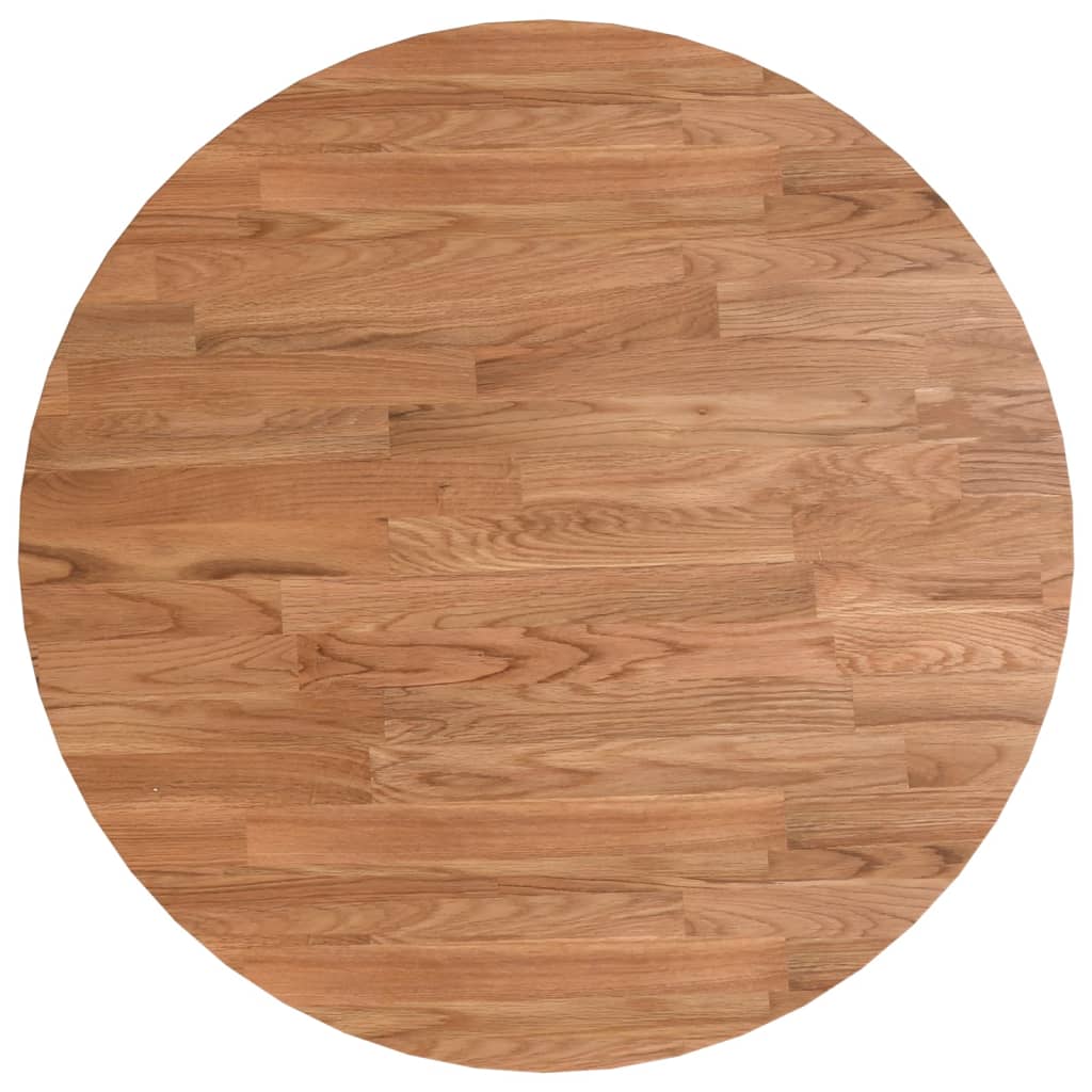 vidaXL Tablero de mesa redonda madera roble marrón claro Ø50x1,5 cm