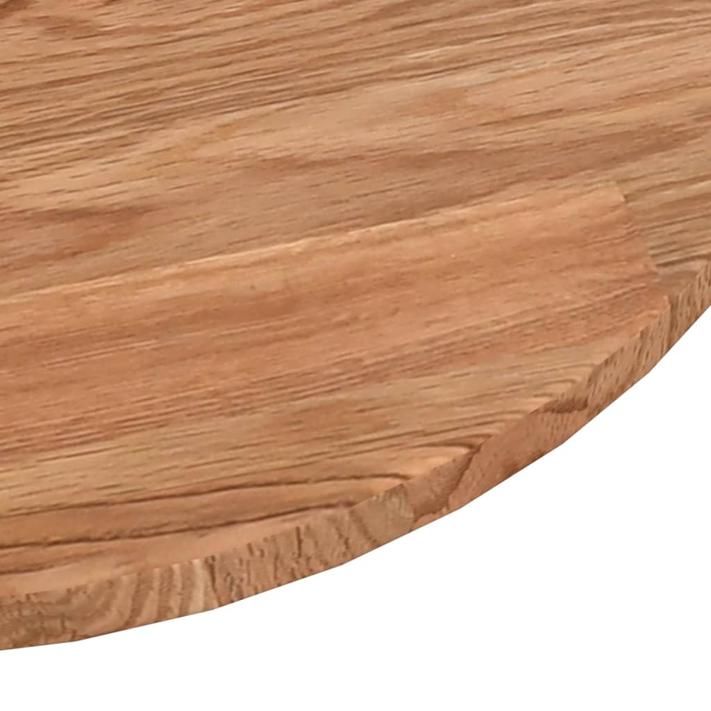 vidaXL Tablero de mesa redonda madera roble marrón claro Ø50x1,5 cm