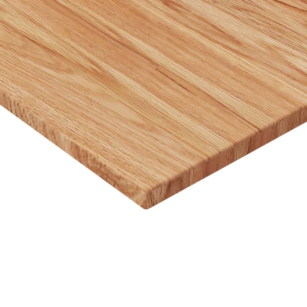 vidaXL Tablero de mesa cuadrado madera roble marrón claro 40x40x1,5 cm