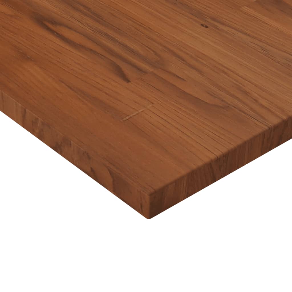 vidaXL Tablero de mesa cuadrada madera roble marrón oscuro 70x70x2,5cm