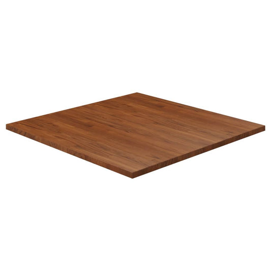 vidaXL Tablero de mesa cuadrada madera roble marrón oscuro 90x90x2,5cm