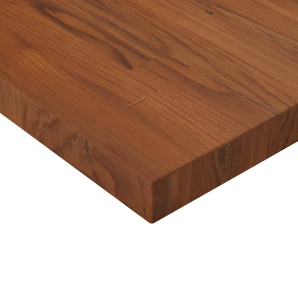 vidaXL Tablero de mesa cuadrada madera roble marrón oscuro 70x70x4 cm