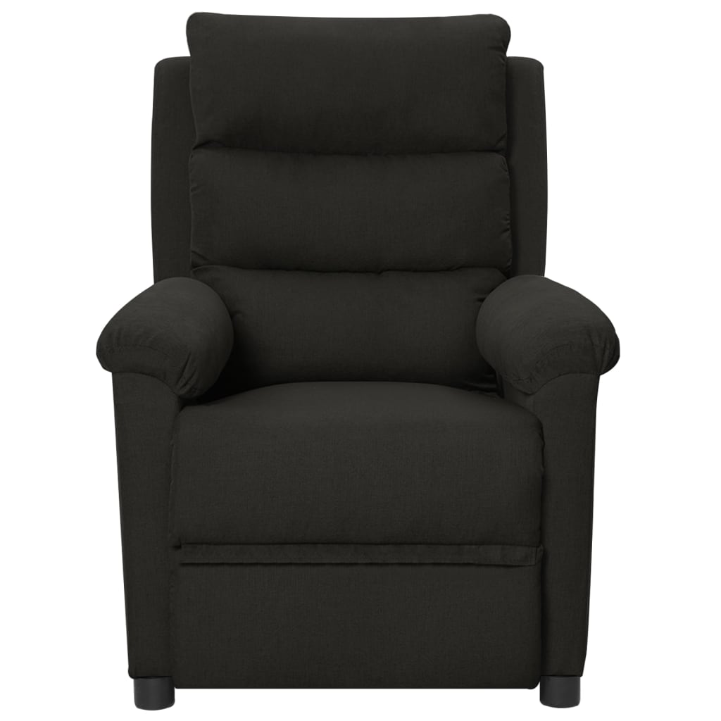 vidaXL Sillón de masaje eléctrico tela negro