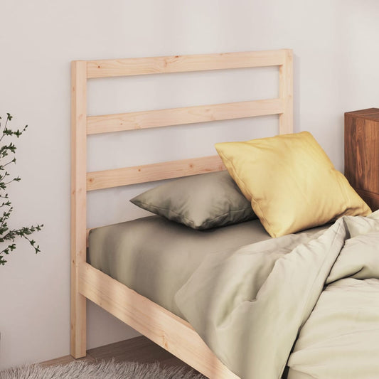 vidaXL Cabecero de cama madera maciza de pino 96x4x100 cm